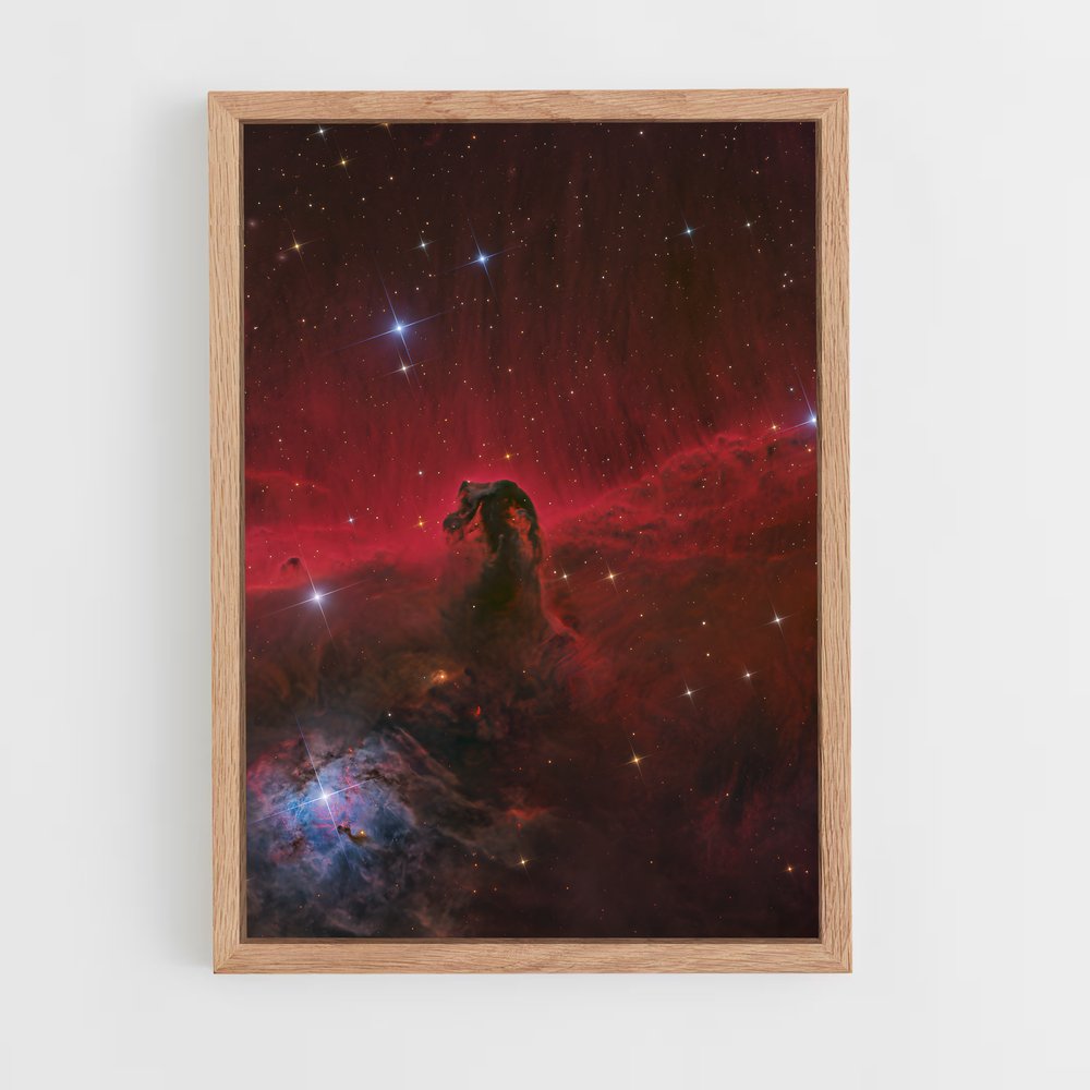 Poster Étoiles de Cheval – affiche Nébuleuses (vue 4)